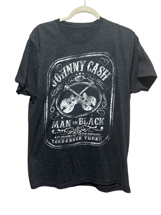 Johnny Cash Other - Johnny Cash ‘Man in Black' Graphic Tee - Charcoal Gray Size XL